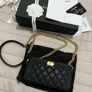 Chanel Boy Wallet on a Chain
